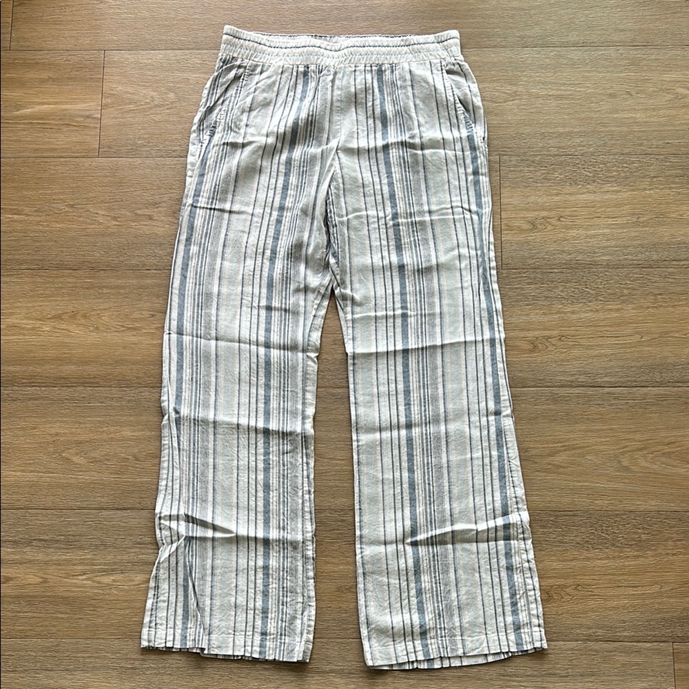 Striped Linen Pants